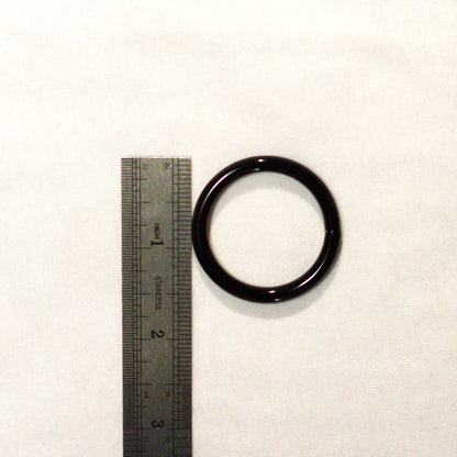 1.5" Black Rope Rings
