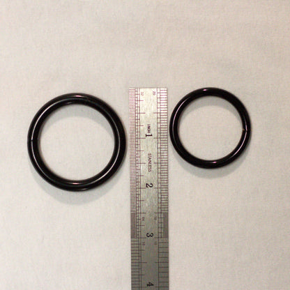 1.5" Black Rope Rings