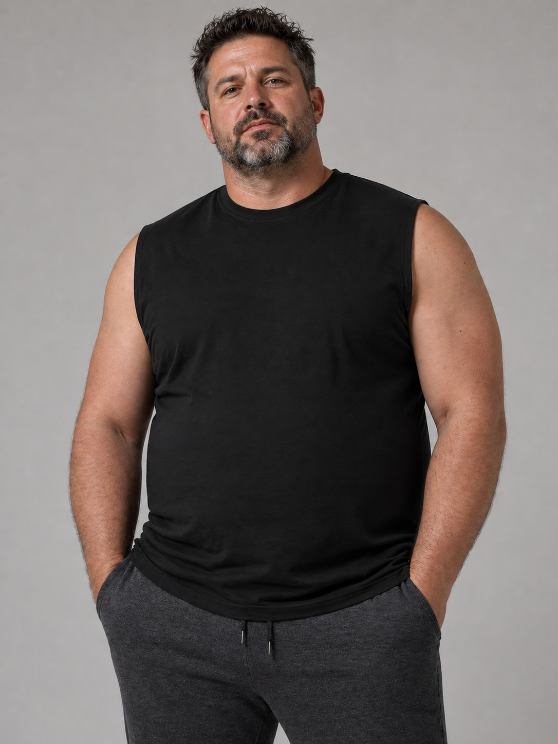 Men's Sleeveless - Discreet Dangly Bunny