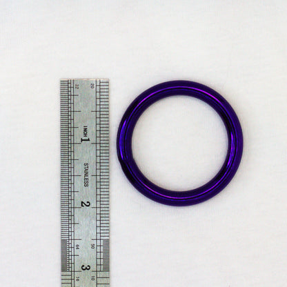 2" Royal Purple Rope Rings