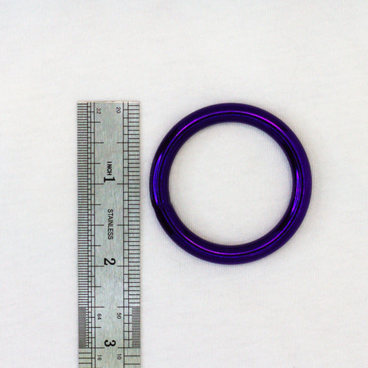2" Royal Purple Rope Rings