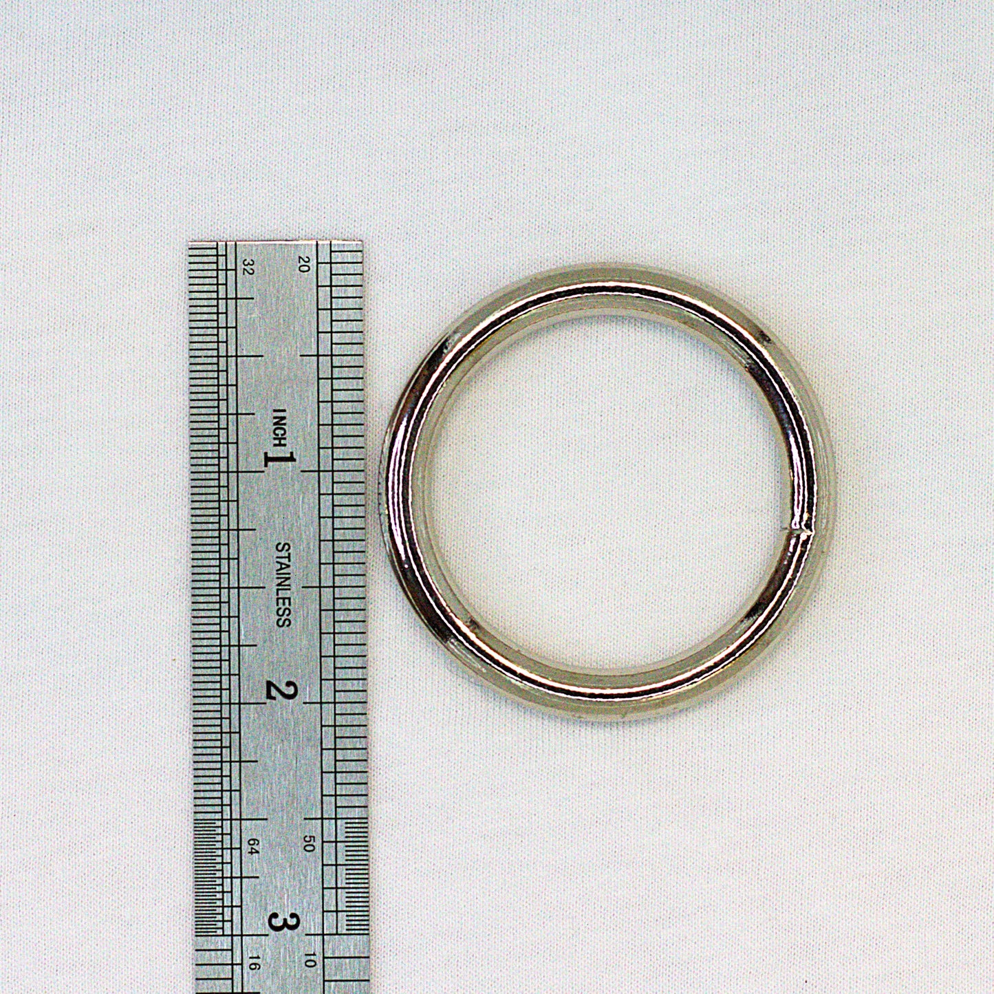2" Silver Rope Rings