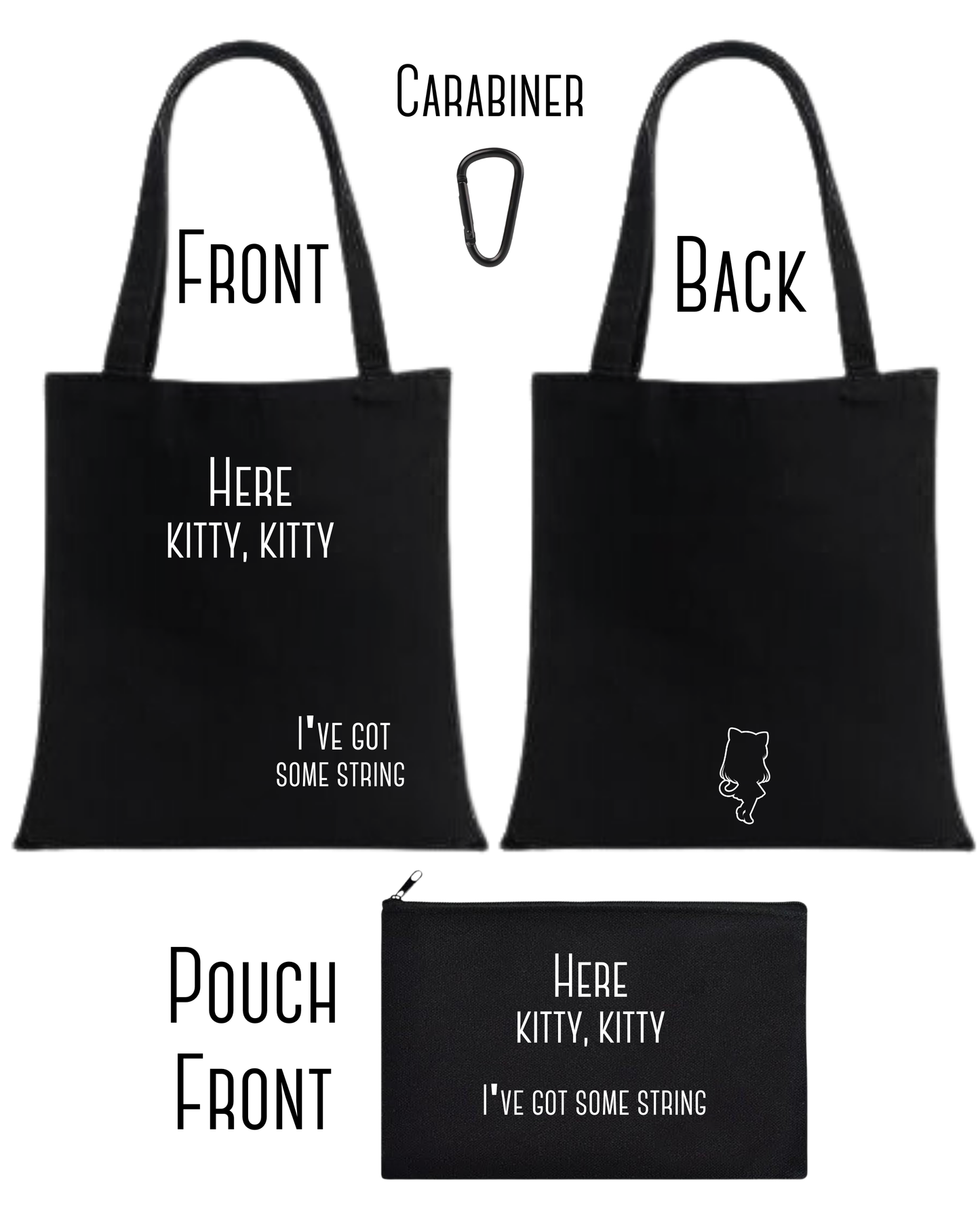 The Here Kitty, Kitty Bag Set