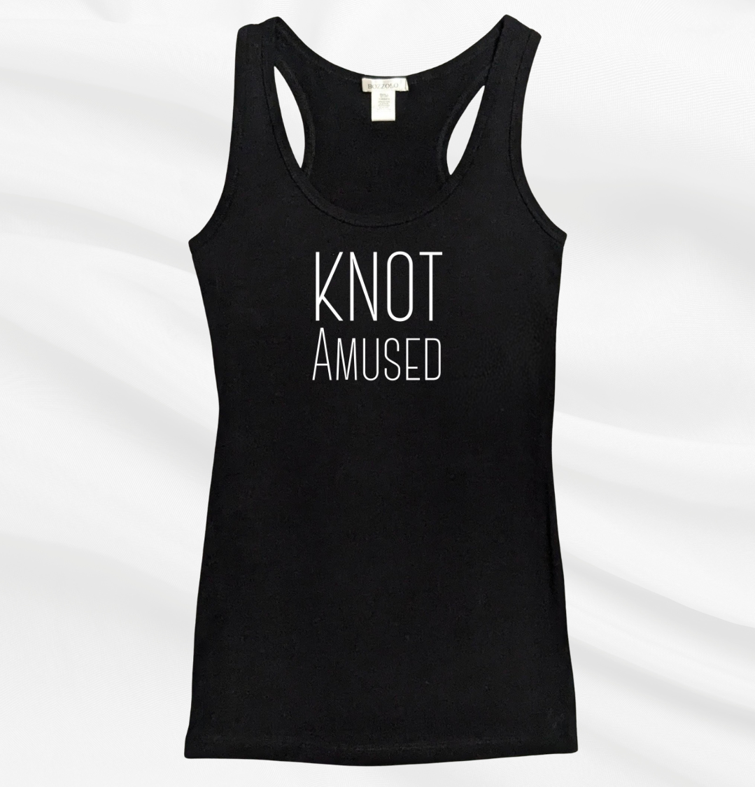 Women's Knot Amused Racerback Tank