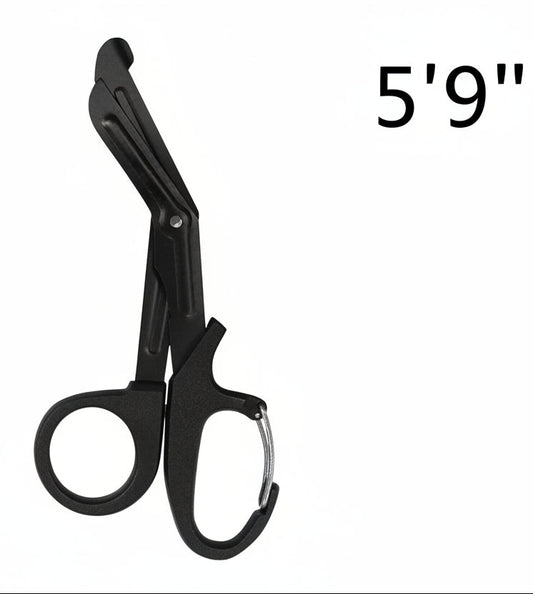 Small 5.9" Safety Shears, with and without handle clip