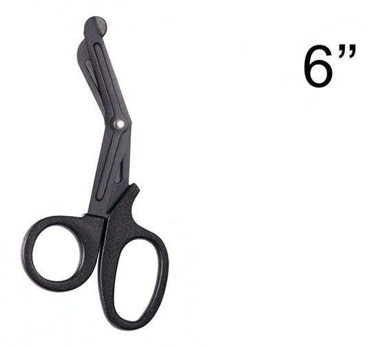 Small 5.9" Safety Shears, with and without handle clip