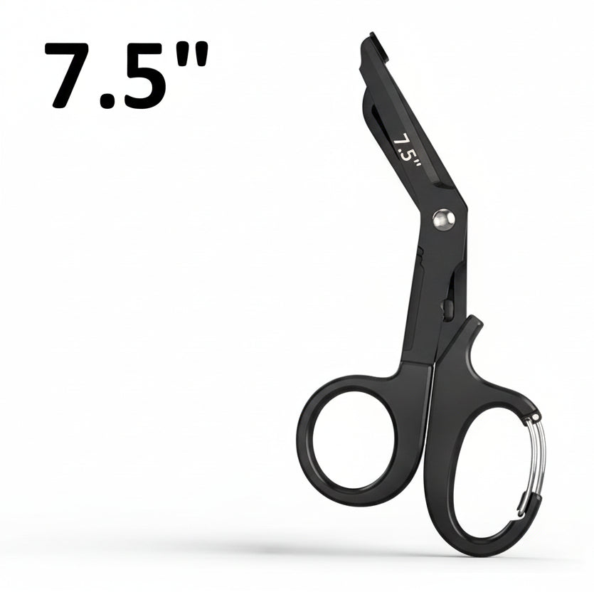 Small 5.9" Safety Shears, with and without handle clip