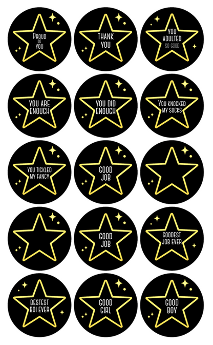 Gold Star Stickers