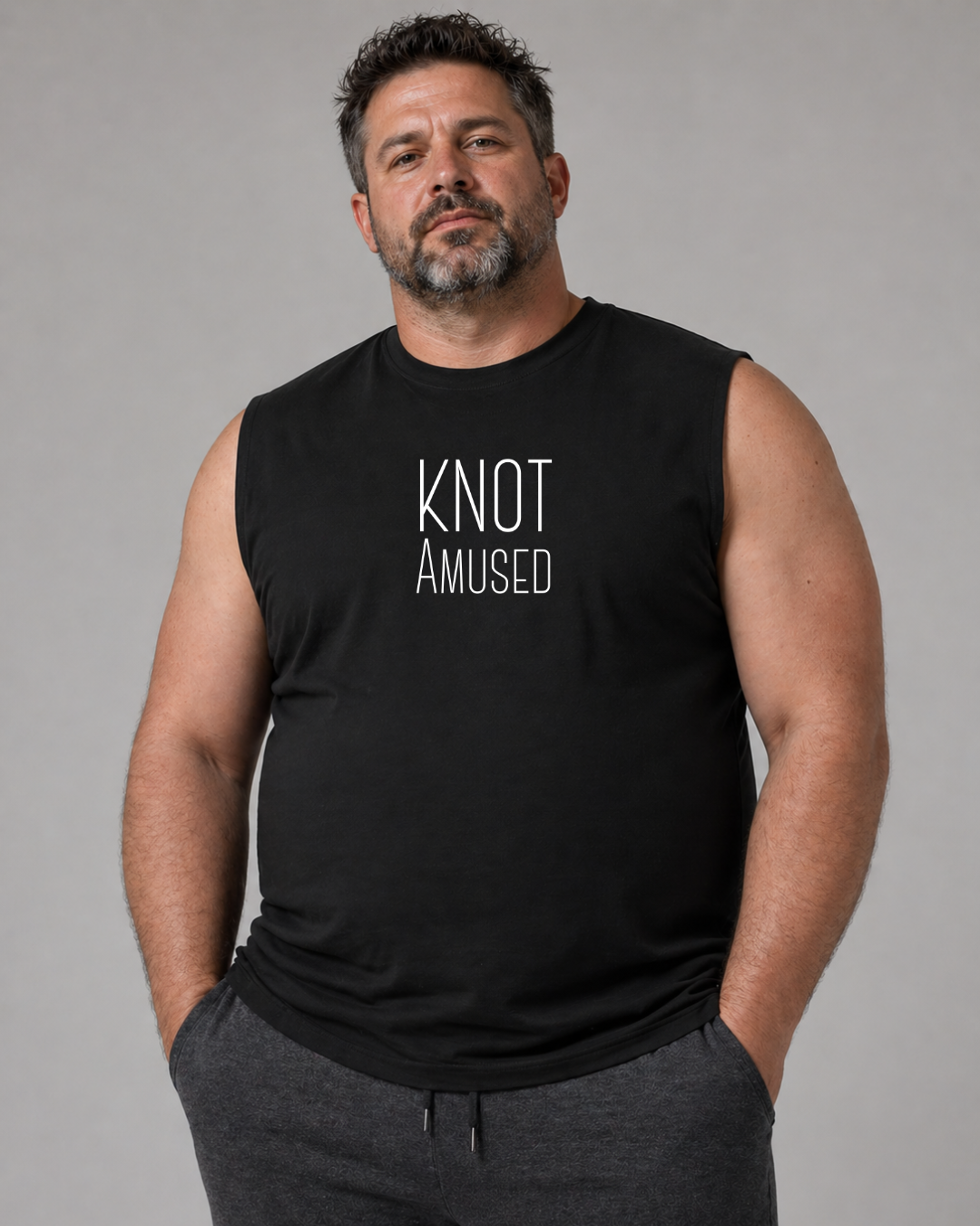 Men's Sleeveless - Knot Amused