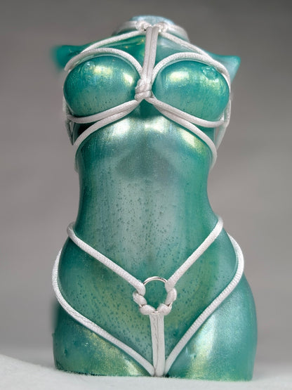 Eve, Mint Pearl + kNot Amused & White Rope