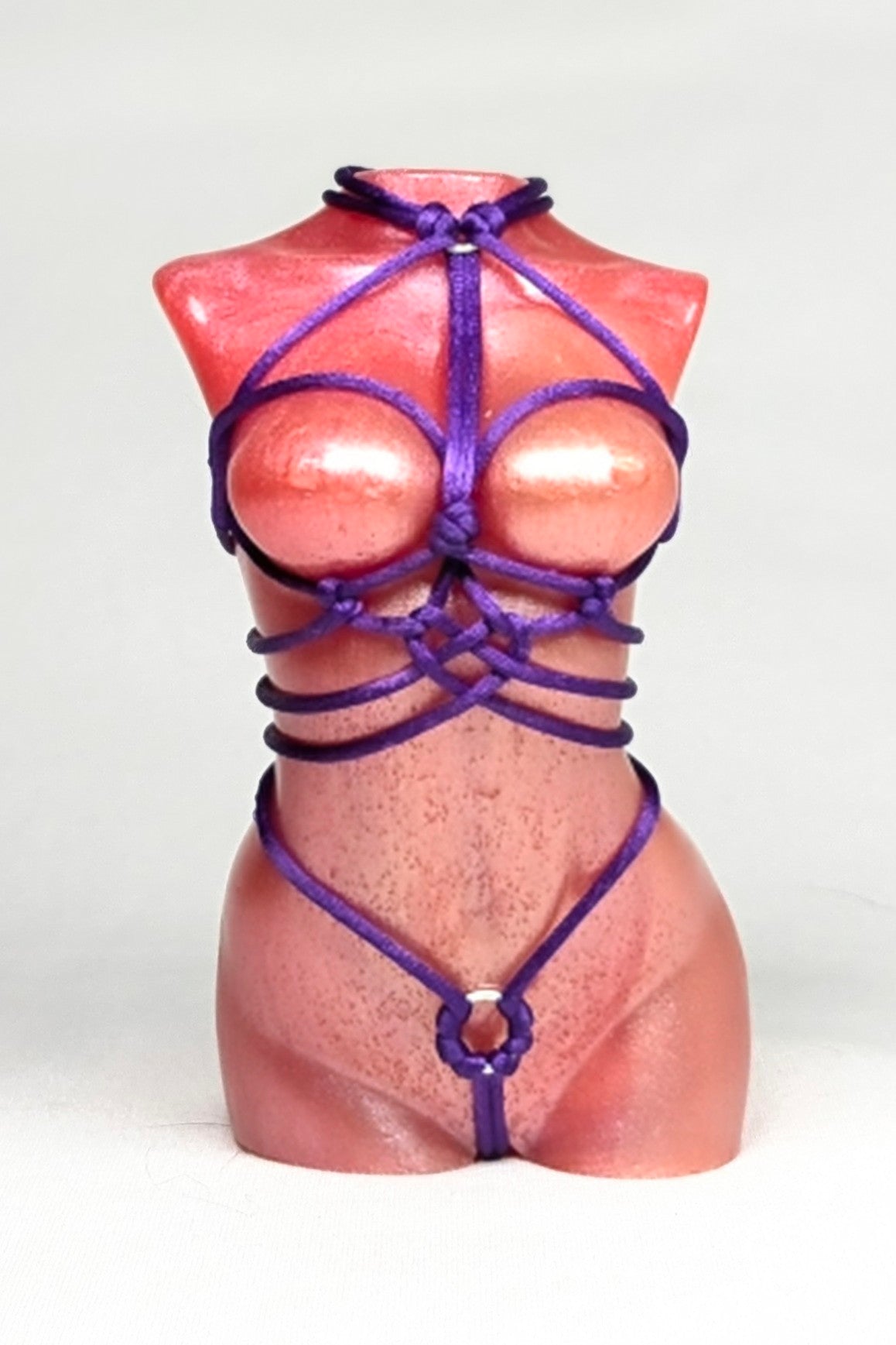 Eve, Peachy Pink + kNot Amused & Purple Rope