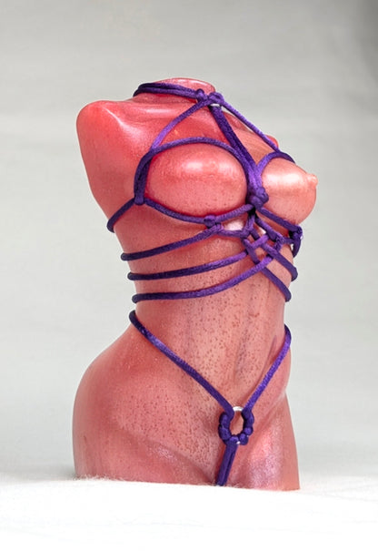 Eve, Peachy Pink + kNot Amused & Purple Rope
