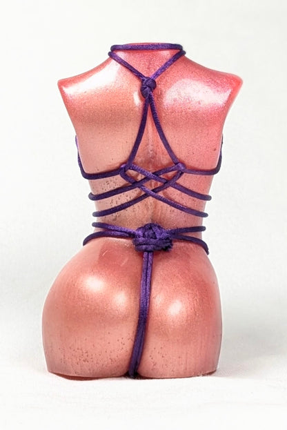 Eve, Peachy Pink + kNot Amused & Purple Rope
