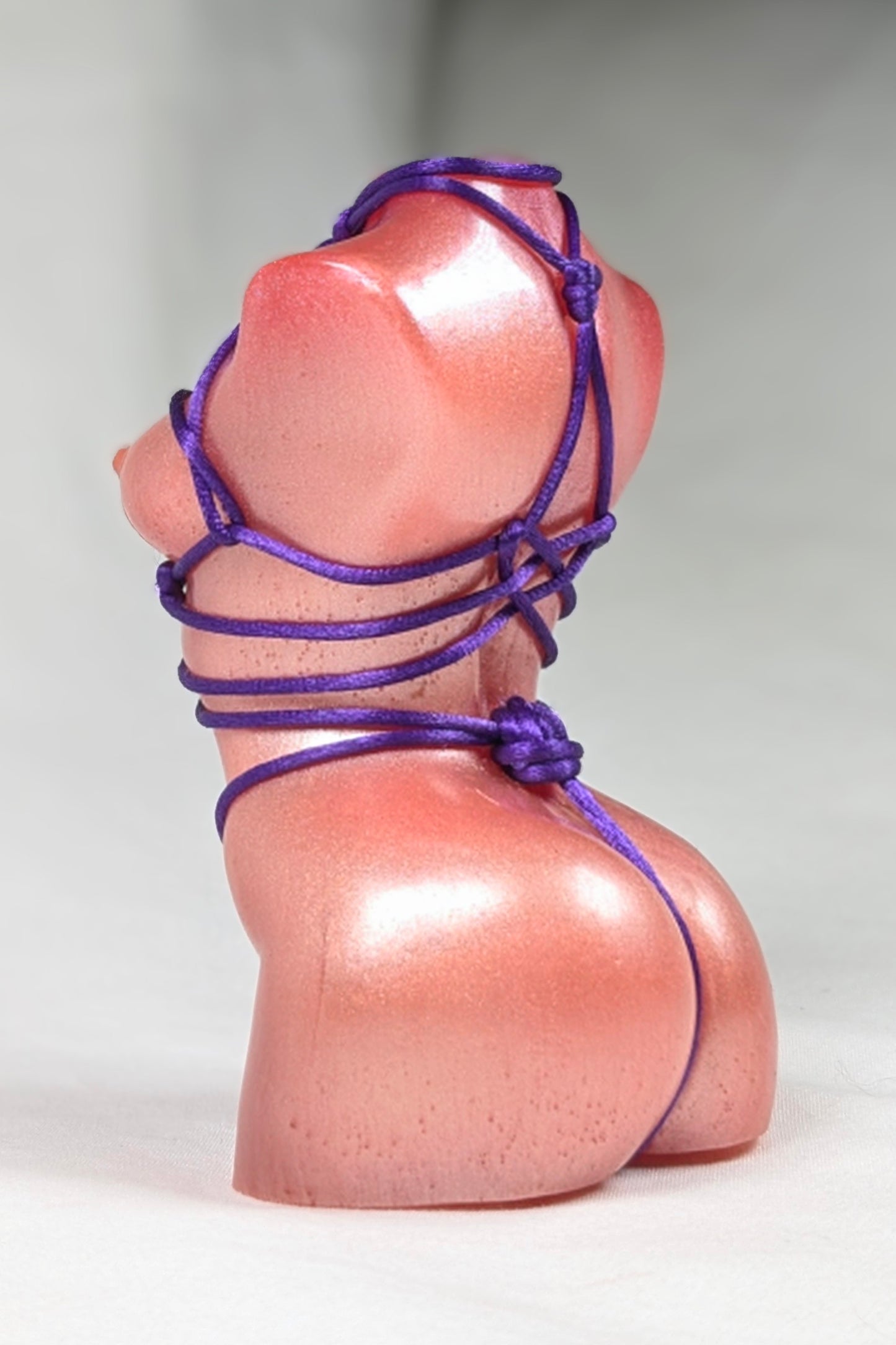 Eve, Peachy Pink + kNot Amused & Purple Rope