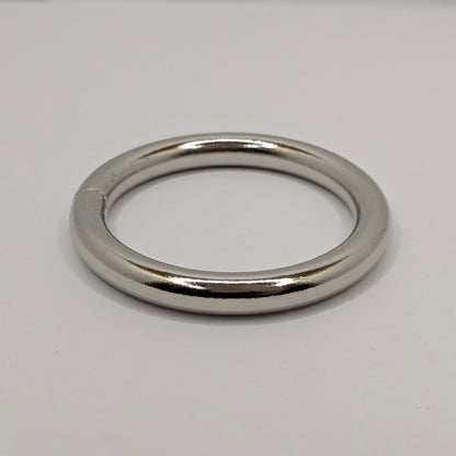 2" Silver Rope Rings