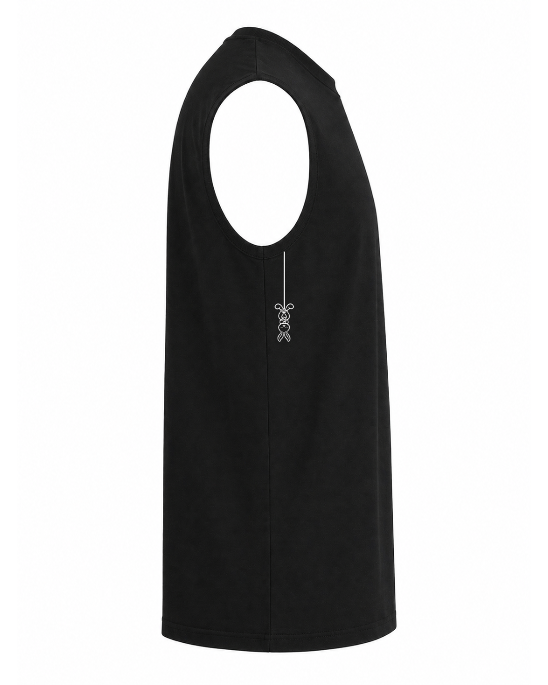 Men's Sleeveless - Discreet Dangly Bunny
