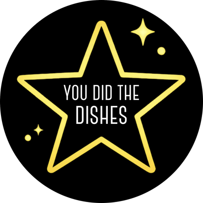 Adulting Gold Star Stickers