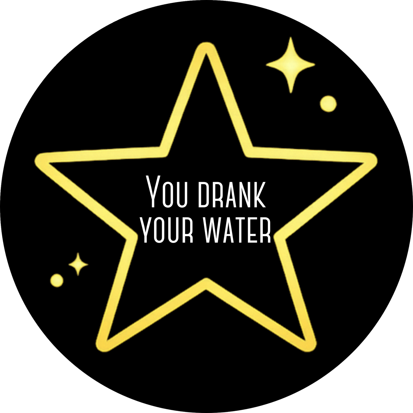 Adulting Gold Star Stickers